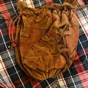 Carlos Falchi Suede Handbag